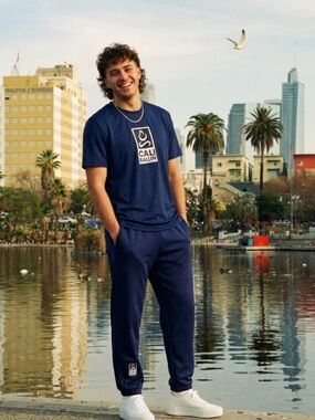 Calli Ballin Men’s Elevate Navy Blue Joggers